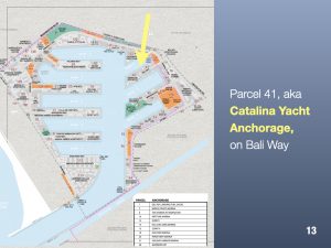 Parcel 41, AKA Catalina Yacht Anchorage, in Marina del Rey