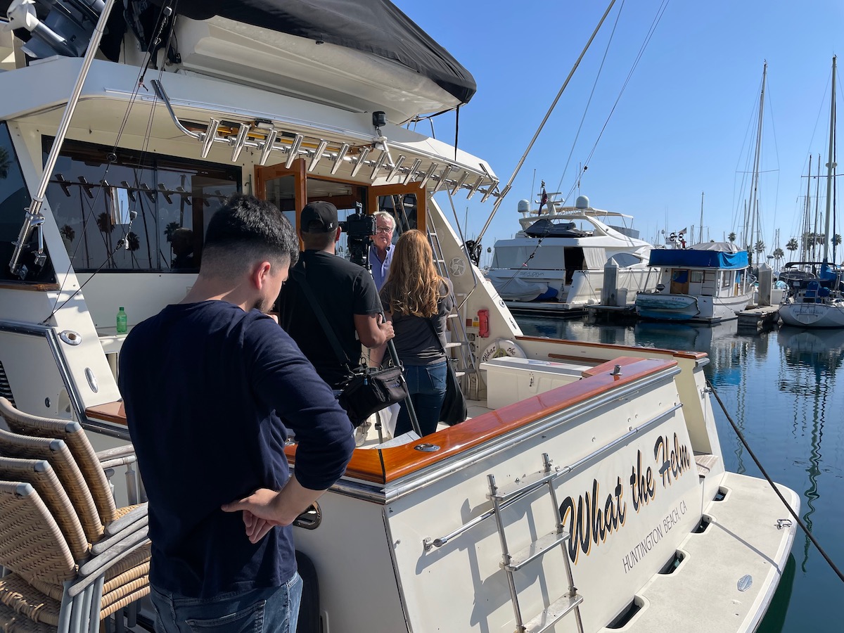 A boating episode of MY DREAM PURCHASE was filmed aboard a 1991 TOLLYCRAFT 57 and other vessels, on location at Long Beach Yacht Center, Long Beach, California.